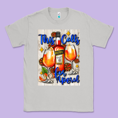 This Calls For Aperol   Air Freshener Classic Tee Designed By Adodesignshop