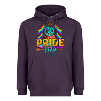 Plum LGBTQ+ Pride Tribe Heavyweight Hoodie - BundleAndBundleShop