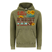 Vintage Olive little sister biggest fan american football Vintage Hoodie - HRA Design Shop