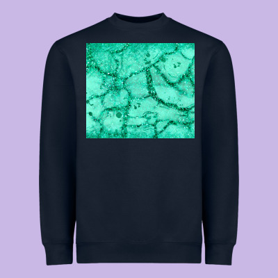 Green Glitter Heavyweight Sweatshirt Designed By Jahusdesignshop