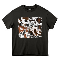 Asphalt cowhide mixed background Heavy Core Tee - RanaPortraitStore