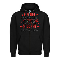 Black future ladies man current mamas boy Zipper Hoodie - MaliasSmallBusiness