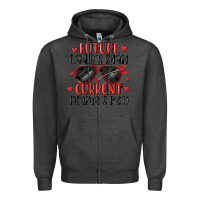 Charcoal Heather future ladies man current mamas boy Zipper Hoodie - MaliasSmallBusiness