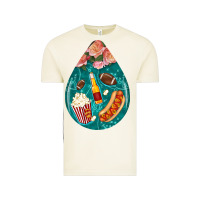 Vintage Arctic american football and western roses teardrop Vintage Tee - BundleAndBundleShop