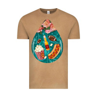 Vintage Camel american football and western roses teardrop Vintage Tee - BundleAndBundleShop