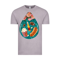 Vintage Zinc american football and western roses teardrop Vintage Tee - BundleAndBundleShop