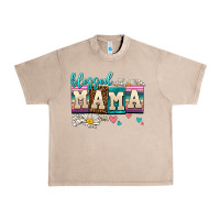 French Oak daisy blessed mama Urban Heavy Tee - AdoDesignShop