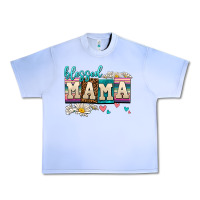 Grape Ice daisy blessed mama Urban Heavy Tee - AdoDesignShop