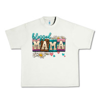 Pistachio daisy blessed mama Urban Heavy Tee - AdoDesignShop