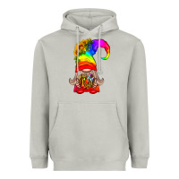 Moon Dust LGBTQ+ Pride Gnome With Donut Heavyweight Hoodie - BundleAndBundleShop