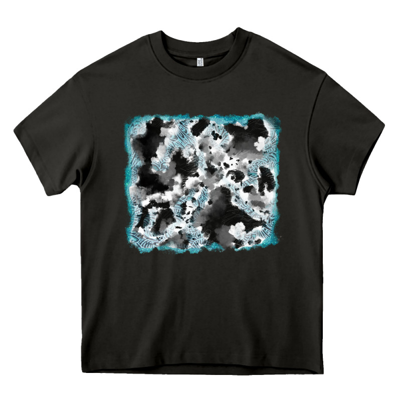 Cowhide Glitter Tooled Leather Background Heavy Core Tee by RanaPortraitStore | Teevron