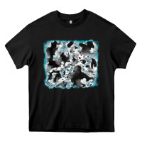 Black cowhide glitter tooled leather background Heavy Core Tee - RanaPortraitStore