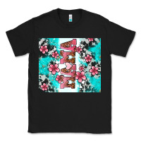 Black floral mama Classic Tee - AdoDesignShop