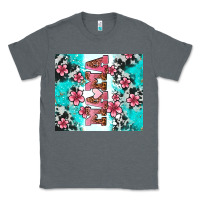 Charcoal Heather floral mama Classic Tee - AdoDesignShop