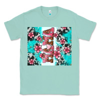 Seafoam floral mama Classic Tee - AdoDesignShop