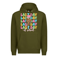Army Green last day of school Premium Hoodie - JahusDesignShop