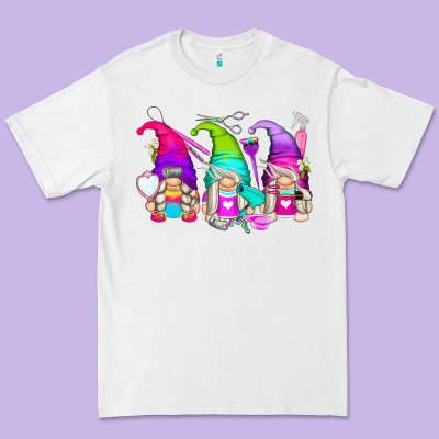 Premium Tee hair styles gnomes