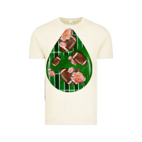 Vintage Arctic american football and western roses teardrop Vintage Tee - BundleAndBundleShop