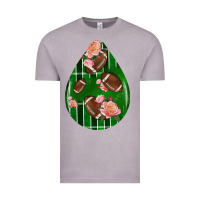 Vintage Zinc american football and western roses teardrop Vintage Tee - BundleAndBundleShop