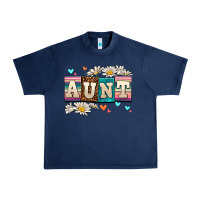 Navy daisy aunt Urban Heavy Tee - AdoDesignShop