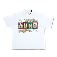 White daisy aunt Urban Heavy Tee - AdoDesignShop