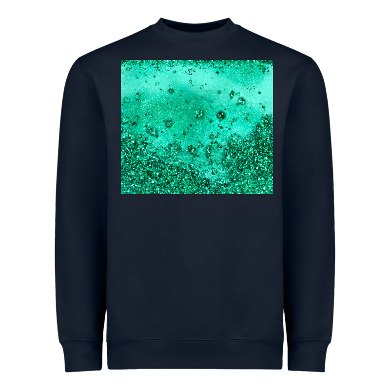 Green Glitter Heavyweight Sweatshirt by JahusDesignShop | Teevron