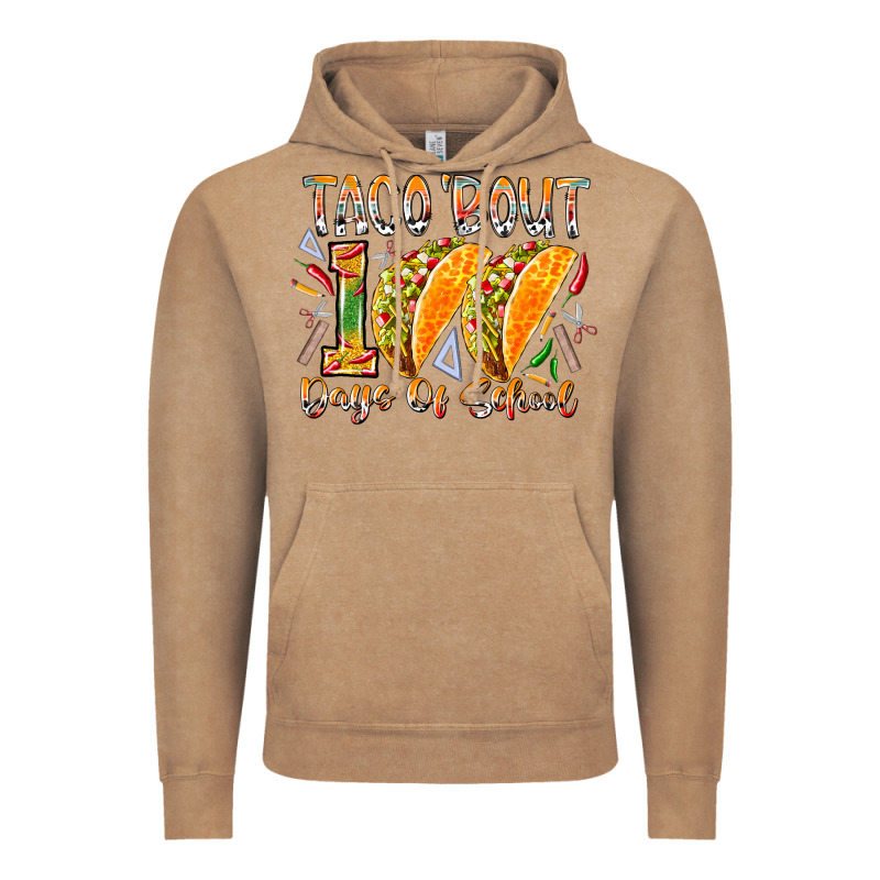 Taco Bout 100 Days Of School Vintage Hoodie by RacoonDesign | Teevron