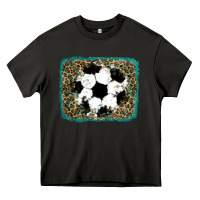 Asphalt glitter soccer leopard Heavy Core Tee - RanaPortraitStore