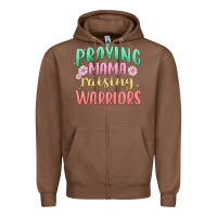Chestnut prying mama raising warriors malia Zipper Hoodie - MaliasSmallBusiness