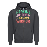 Smoke prying mama raising warriors malia Zipper Hoodie - MaliasSmallBusiness
