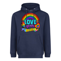 Navy Love Your Truth Heavyweight Hoodie - BundleAndBundleShop