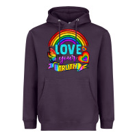 Plum Love Your Truth Heavyweight Hoodie - BundleAndBundleShop