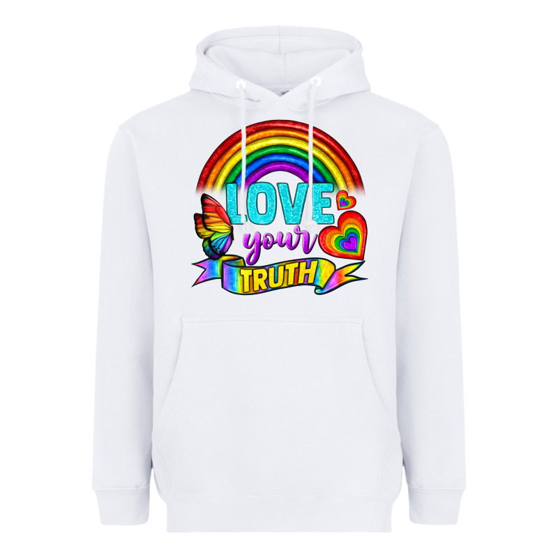 Love Your Truth Heavyweight Hoodie by BundleAndBundleShop | Teevron