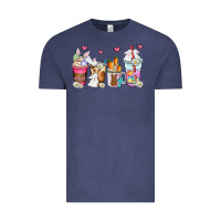 Vintage Denim easter coffee cups Vintage Tee - AdoDesignShop
