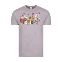 Vintage Zinc easter coffee cups Vintage Tee - AdoDesignShop