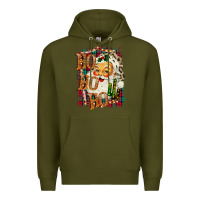 Army Green Ho Ho Ho Santa Premium Hoodie - Bettercallsaul