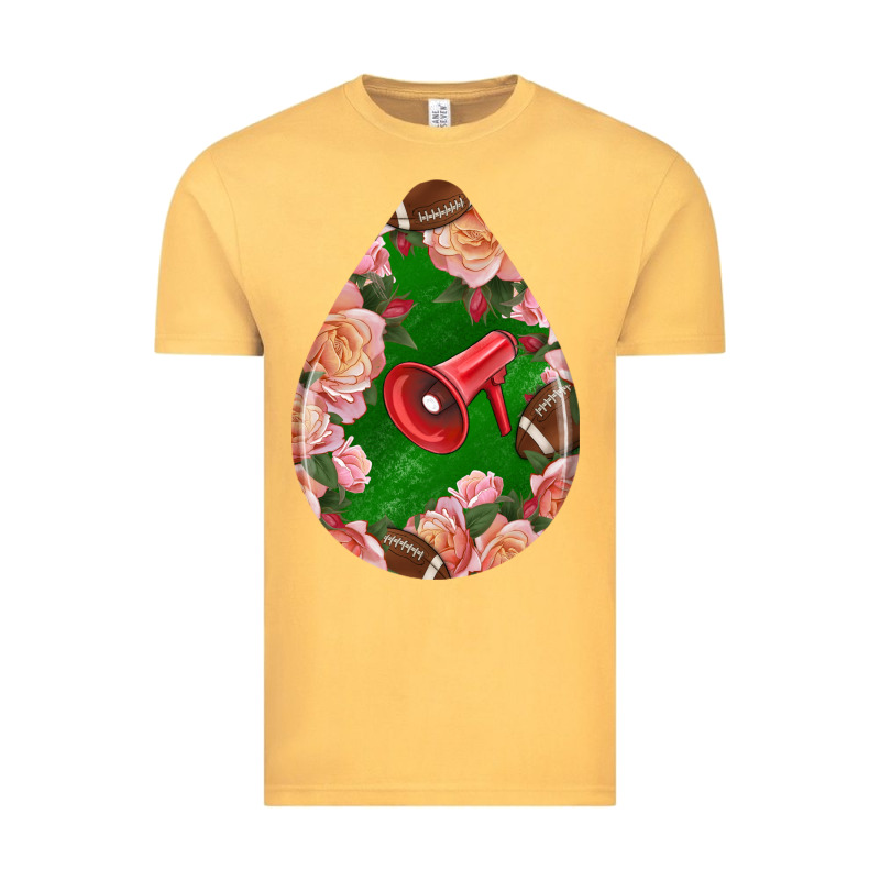 American Football And Western Roses Teardrop Vintage Tee by BundleAndBundleShop | Teevron