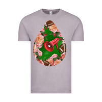 Vintage Zinc american football and western roses teardrop Vintage Tee - BundleAndBundleShop