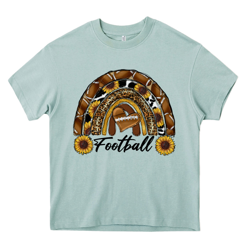 Football Rainbow Heavy Core Tee by RanaPortraitStore | Teevron