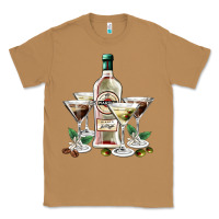 Toasted Coconut martini glasses and martini bottle Classic Tee - AdoDesignShop