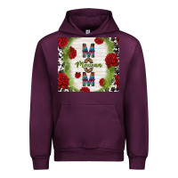 Mauve Wine mexican mom with roses Urban Hoodie - TumblerDesignByShophia