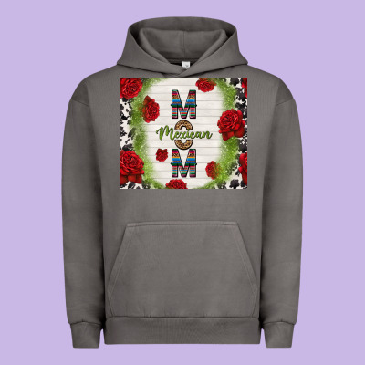 Mexican Mom With Roses Urban Hoodie Designed By Tumblerdesignbyshophia