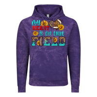 Cloud Purple my heart is on that field american football Vintage Hoodie - HRA Design Shop