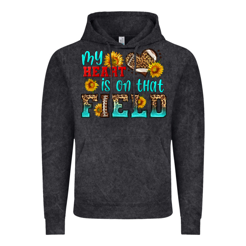 My Heart Is On That Field American Football Vintage Hoodie by HRA Design Shop | Teevron