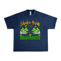 Navy shake your shamrocks Urban Heavy Tee - Artiststas