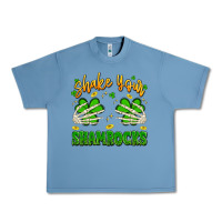Pebble Blue shake your shamrocks Urban Heavy Tee - Artiststas