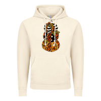 Vintage Artic leopard pumpkin polka dot sunflower Vintage Hoodie - JahusDesignShop