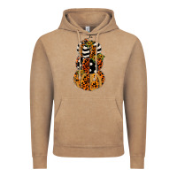 Leopard Pumpkin Polka Dot Sunflower Vintage Hoodie | Teevron