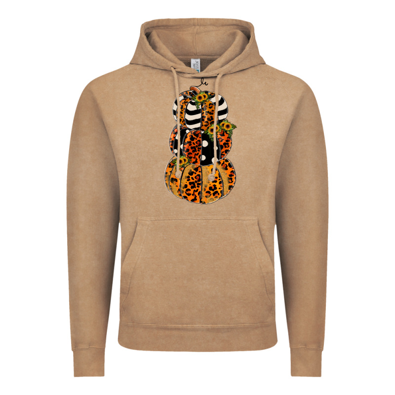 Leopard Pumpkin Polka Dot Sunflower Vintage Hoodie by JahusDesignShop | Teevron