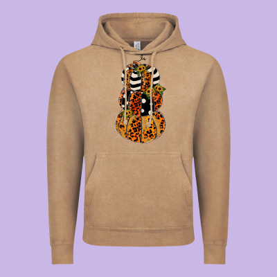 Leopard Pumpkin Polka Dot Sunflower Vintage Hoodie Designed By Jahusdesignshop